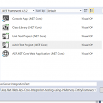 Asp.Net Core Web Api Integration testing using EntityFrameworkCore LocalDb and XUnit2